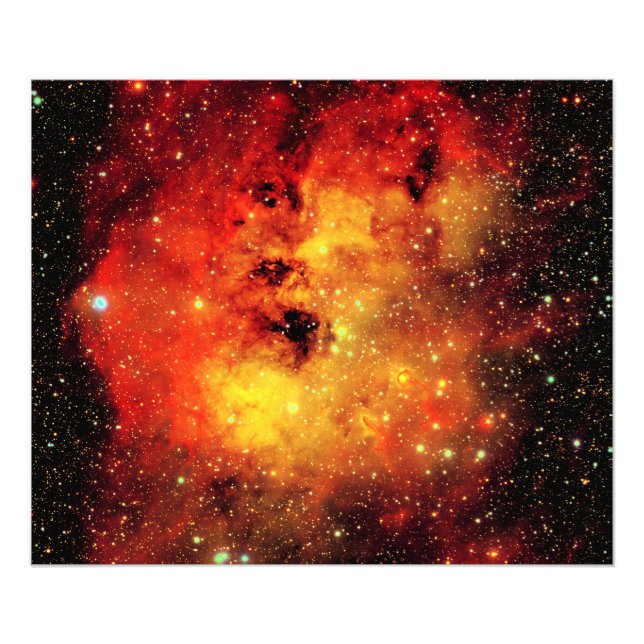 Falln Galaxy on Fire Photo Print (Front)