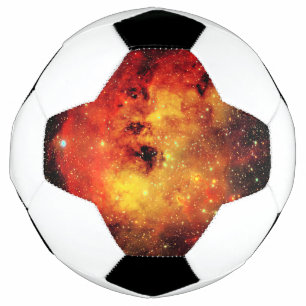 Falln Galaxy on Fire Soccer Ball