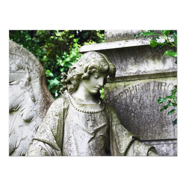 Falln Garden Angel Photo Print (Front)