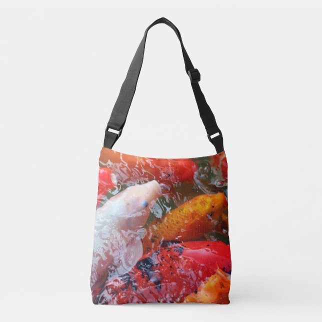 Falln Gathering Koi Crossbody Bag (Front)