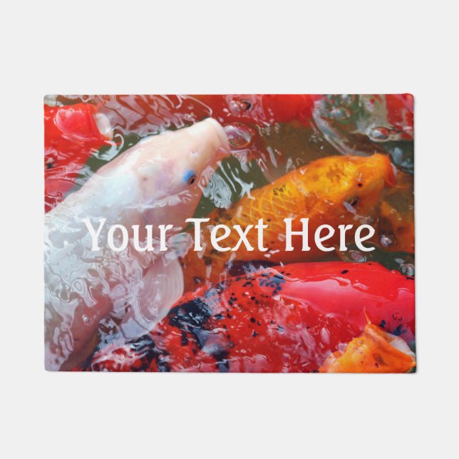 Falln Gathering Koi Doormat (Front)