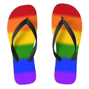 Falln Gay Pride Flag Jandals