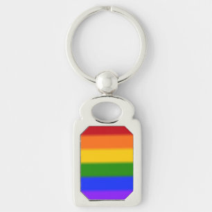 Falln Gay Pride Flag Key Ring