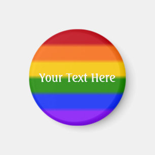 Falln Gay Pride Flag Magnet