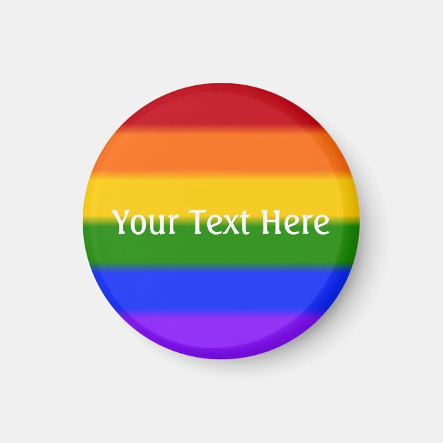 Falln Gay Pride Flag Magnet (Front)
