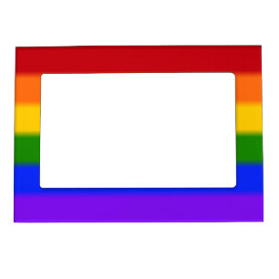 Falln Gay Pride Flag Magnetic Picture Frame