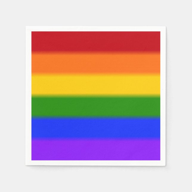 Falln Gay Pride Flag Napkin (Front)