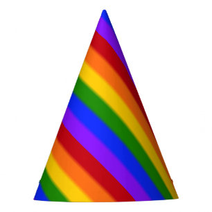 Falln Gay Pride Flag Party Hat