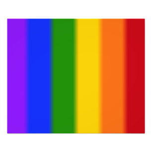 Falln Gay Pride Flag Photo Print