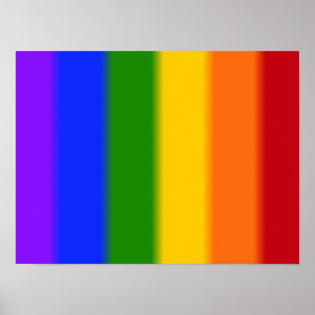 Falln Gay Pride Flag Poster (Front)
