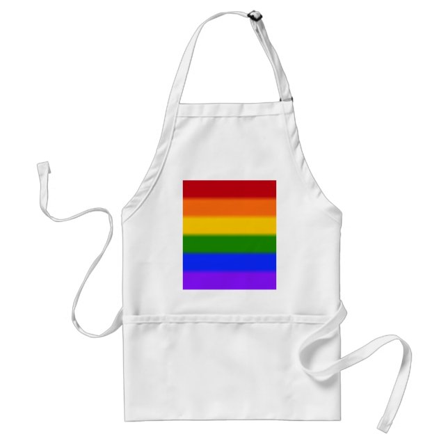 Falln Gay Pride Flag Standard Apron (Front)
