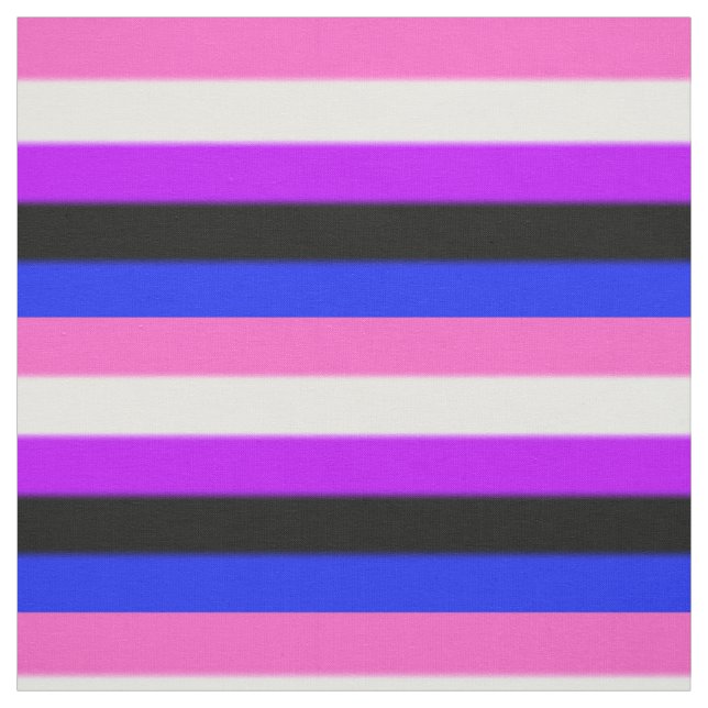 Falln Genderfluid Pride Flag Fabric (Swatch)