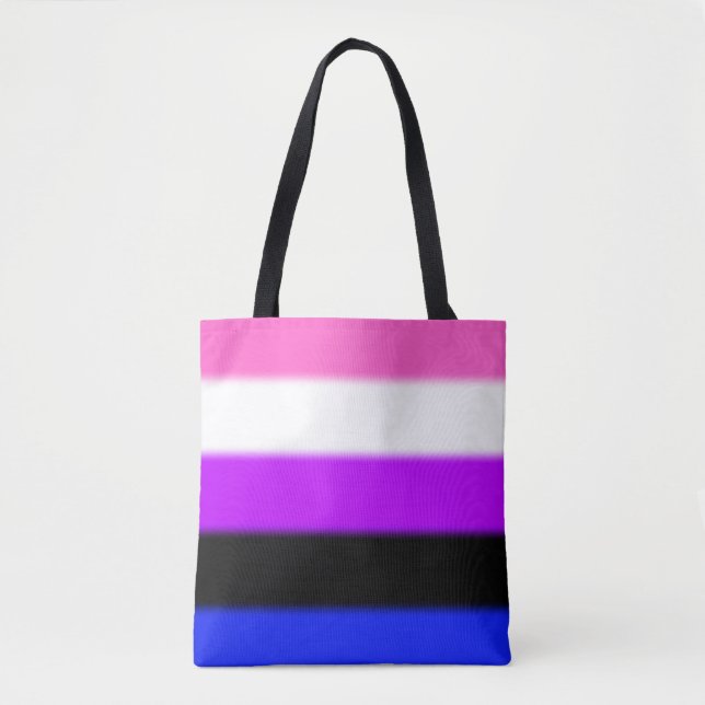 Falln Genderfluid Pride Flag Tote Bag (Front)
