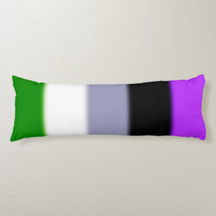 Falln Genderqueer Pride Flag Body Cushion