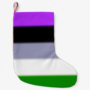 Falln Genderqueer Pride Flag Small Christmas Stocking