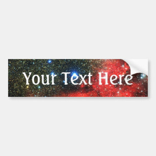 Falln Gold Dusted Galaxy Bumper Sticker