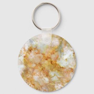 Falln Gold Rippled Marble Key Ring