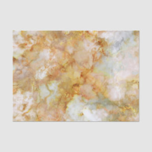 Falln Gold Rippled Marble Tissue Paper