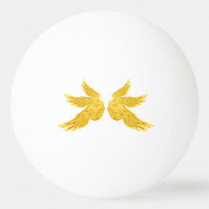 Falln Golden Archangel Wings Ping Pong Ball