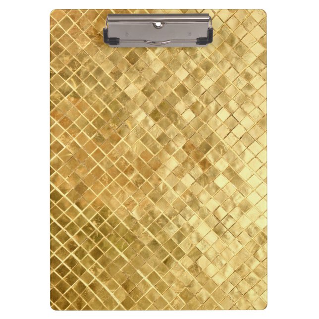 Falln Golden Chequerboard Clipboard (Front)