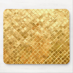 Falln Golden Chequerboard Mouse Pad