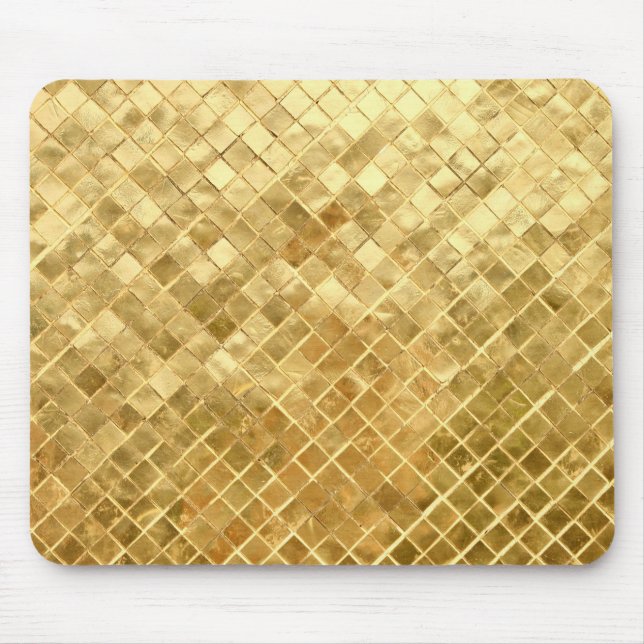 Falln Golden Chequerboard Mouse Pad (Front)