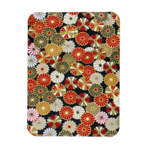 Falln Golden Chrysanthemums Magnet