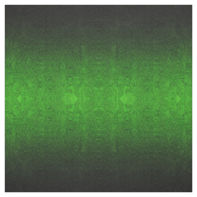 Falln Green & Black Glitter Gradient Fabric (Swatch)