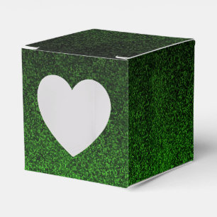 Falln Green & Black Glitter Gradient Favour Box