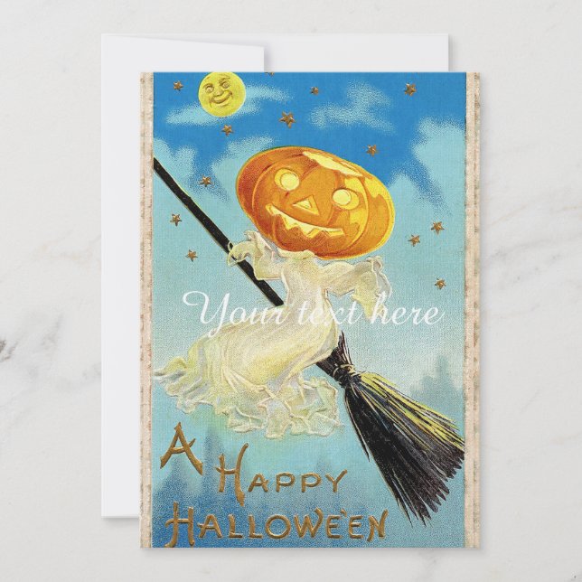 Falln Happy Halloween Pumpkin Witch (Front)