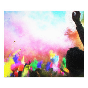 Falln Holi Colours Photo Print