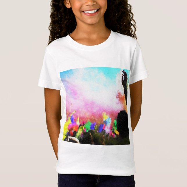 Falln Holi Colours T-Shirt (Front)