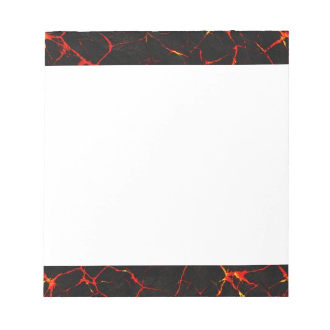 Falln Hot Lava Notepad (Front)
