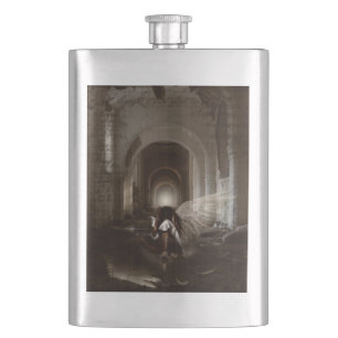 Falln I Thought I Was Your Angel Hip Flask