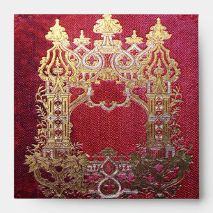 Falln Ink Stained Crimson Envelope