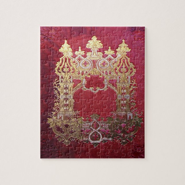 Falln Ink Stained Crimson Jigsaw Puzzle (Vertical)