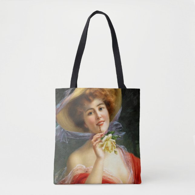 Falln Lady in Red Tote Bag (Front)