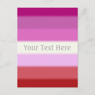 Falln Lesbian Pride Flag Postcard