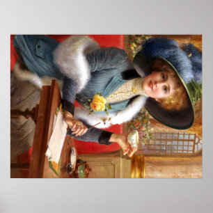 Falln Letters And Tea Poster