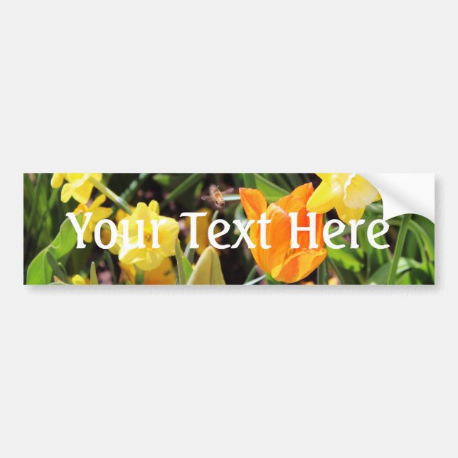 Falln Little Bee in Flight Bumper Sticker (Front)