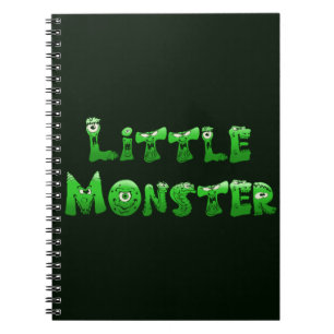 Falln Little Monster Spiral Notebook