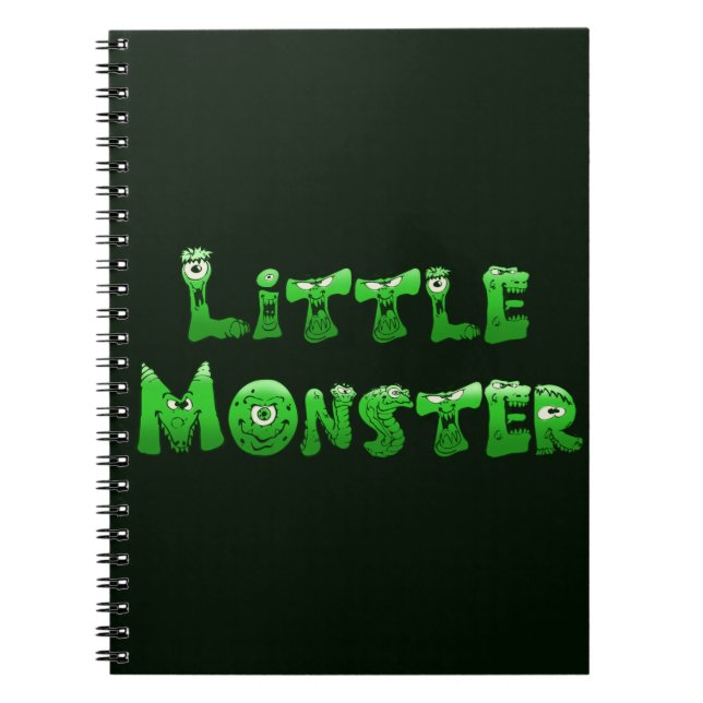 Falln Little Monster Spiral Notebook (Front)