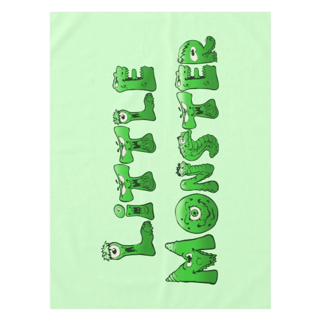 Falln Little Monster Tablecloth (Front)
