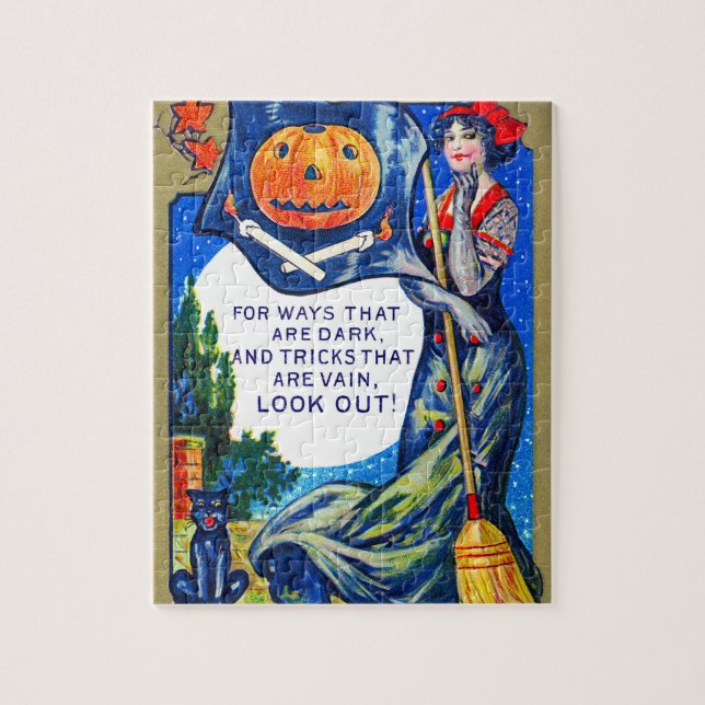 Falln Look Out Halloween Time Jigsaw Puzzle (Vertical)