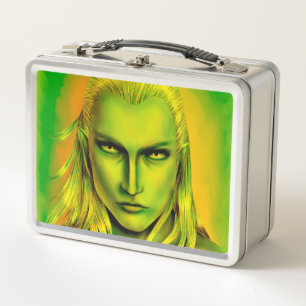 Falln Male Forest Elf Metal Lunch Box