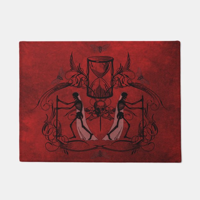 Falln Memento Mori Doormat (Front)