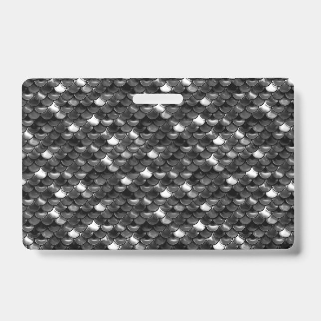 Falln Mermaid Scales ID Badge (Front)