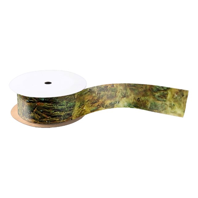 Falln Mossy Stones Satin Ribbon (Spool)