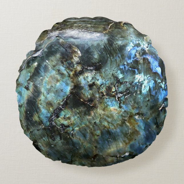 Falln Ocean Stone Round Cushion (Front)