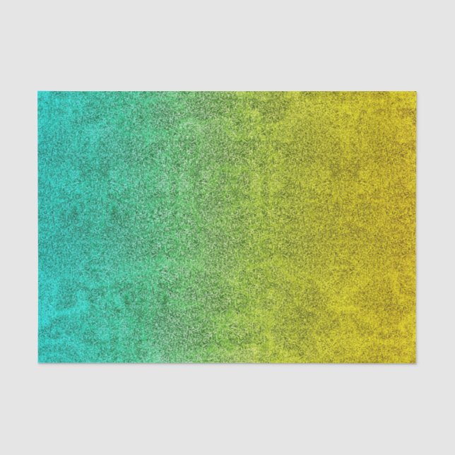 Falln Ocean Sunrise Glitter Gradient Tissue Paper (Front)